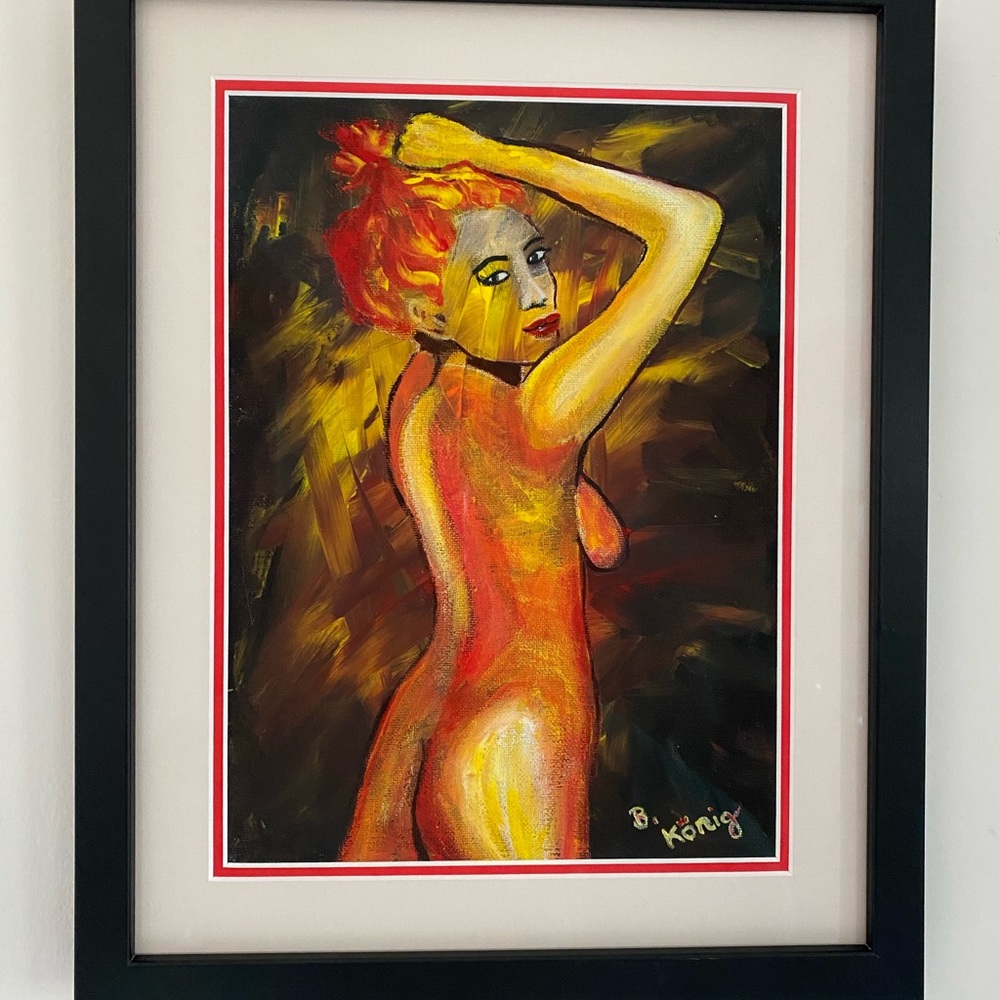 Nude Acrylic Painting